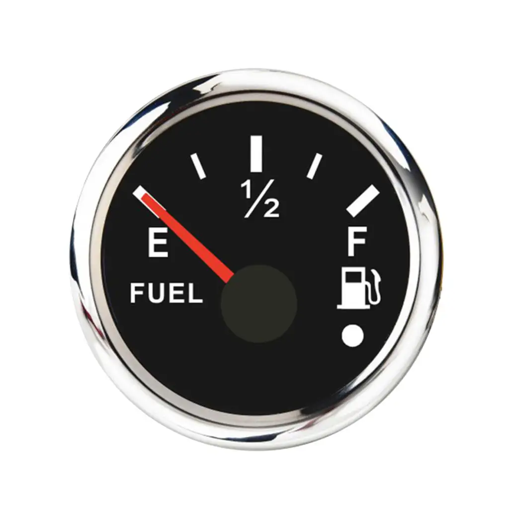 Fuel Level Gauge for Marine Boat/ Truck/ RV/ Tank 0-190ohm Waterproof Black | Автомобили и мотоциклы