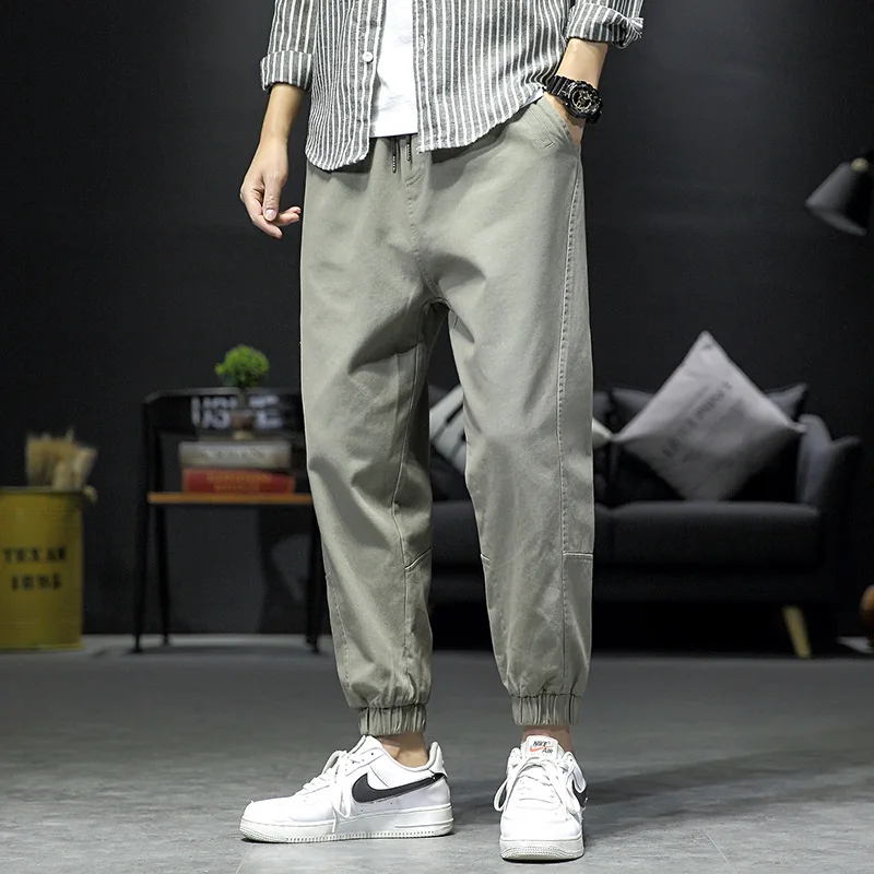 2020 Spring New Style Japanese-style Interior Large Size Beam Leg Solid Color Capri Casual Pants Hk20022-
2020 Spring New Style Japanese-style Interior Large Size Beam Leg Solid Color Capri Casual Pants Hk20022-