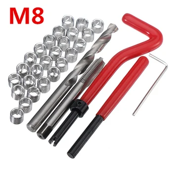 Hot Selling For Car Parts 30pcs Metric Thread Repair Insert Kit M8 For Helicoil Auto Pro Coil Repair Tools
Hot Selling For Car Parts 30pcs Metric Thread Repair Insert Kit M8 For Helicoil Auto Pro Coil Repair Tools