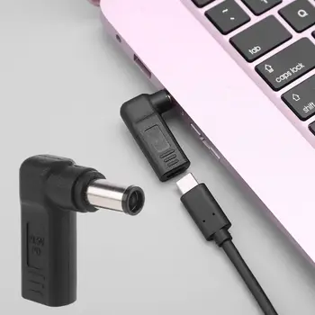 90 Degree USB-C Type-C Female to 7.4x5.0mm DC Male Plug Adapter Converter for DELL Laptop Conversion Plug
90 Degree USB-C Type-C Female to 7.4x5.0mm DC Male Plug Adapter Converter for DELL Laptop Conversion Plug