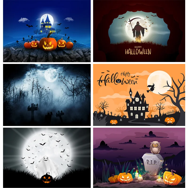 Halloween Backdrop Tombstone Castle Pumpkin Lantern Moon Portrait Photography Background For Photo Studio Props 211013 JKL-04
Halloween Backdrop Tombstone Castle Pumpkin Lantern Moon Portrait Photography Background For Photo Studio Props 211013 JKL-04