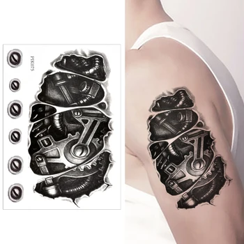 Men's 3D Arm Tattoo Temporary Tattoos Sticker Fake Tattoo Body Art Waterproof Makeup Tatuajes Temporales A Prueba De Agua Para
Men's 3D Arm Tattoo Temporary Tattoos Sticker Fake Tattoo Body Art Waterproof Makeup Tatuajes Temporales A Prueba De Agua Para