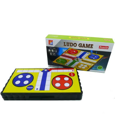 Small box portable children's toys casual puzzle folding with magnetic flying ludo chess game chess
Small box portable children's toys casual puzzle folding with magnetic flying ludo chess game chess