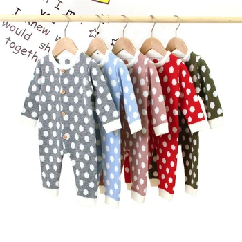 infant Newborn Baby Girl Boy Polka Dot Baby Romper autumn winter Warm Knit Long Sleeve Sweater Jumpsuit baby girl clothes 0-18M
infant Newborn Baby Girl Boy Polka Dot Baby Romper autumn winter Warm Knit Long Sleeve Sweater Jumpsuit baby girl clothes 0-18M
