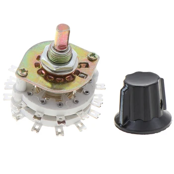 New 1PCS 2P11T 2 Pole 11 Position Dual Deck Band Channael Rotary Switches High Quality
New 1PCS 2P11T 2 Pole 11 Position Dual Deck Band Channael Rotary Switches High Quality