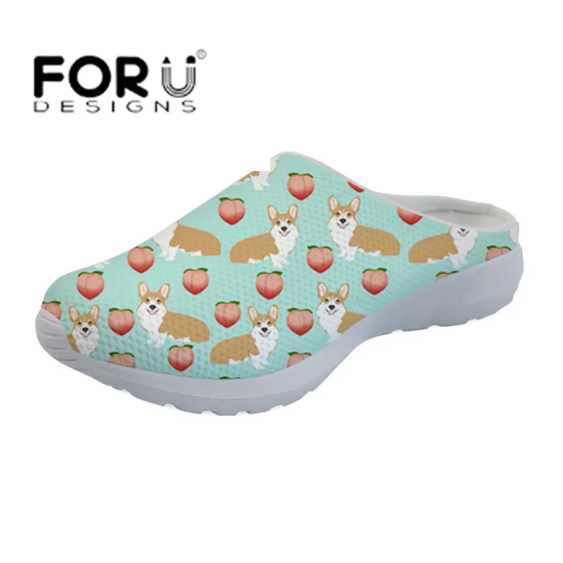 FOURUDESIGNS 2019 Women Summer Sandals Corgi Cuties Printed Women Breathable Mesh House Slippers Flats Beach Sandals Girls Shoes
FOURUDESIGNS 2019 Women Summer Sandals Corgi Cuties Printed Women Breathable Mesh House Slippers Flats Beach Sandals Girls Shoes
