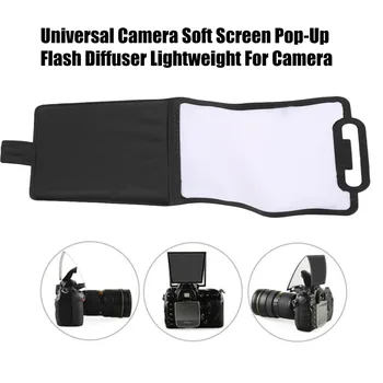 21 x 9cm Universal Flash Diffuser Reflector Soft Screen Pop-Up Flash Diffuser For all camera free shipping
21 x 9cm Universal Flash Diffuser Reflector Soft Screen Pop-Up Flash Diffuser For all camera free shipping