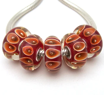 JGWG1826 5X 100% Authenticity S925 Sterling Silver Beads Murano Glass beads Fit European Charms Bracelet diy jewelry Lampwork 
JGWG1826 5X 100% Authenticity S925 Sterling Silver Beads Murano Glass beads Fit European Charms Bracelet diy jewelry Lampwork