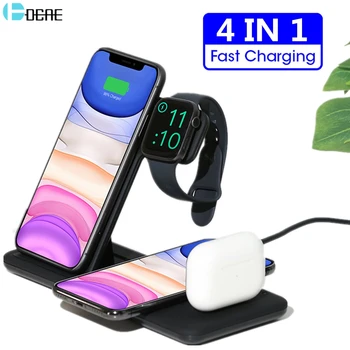 DCAE 4 in 1 Wireless Charger 15W Qi Fast Charging Dock Stand For iPhone 11 Pro X XS XR 8 Apple Watch iWatch 5 4 3 2 Airpods Pro
DCAE 4 in 1 Wireless Charger 15W Qi Fast Charging Dock Stand For iPhone 11 Pro X XS XR 8 Apple Watch iWatch 5 4 3 2 Airpods Pro