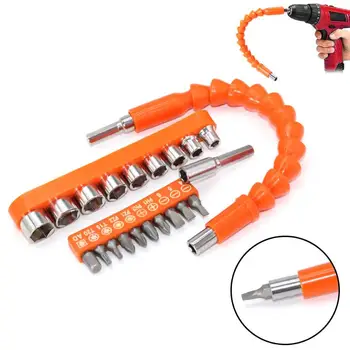 21pcs Flexible Shaft Extension Screwdriver Universal Multifunctional Batch Heads Bits Holder Repair Tools
21pcs Flexible Shaft Extension Screwdriver Universal Multifunctional Batch Heads Bits Holder Repair Tools