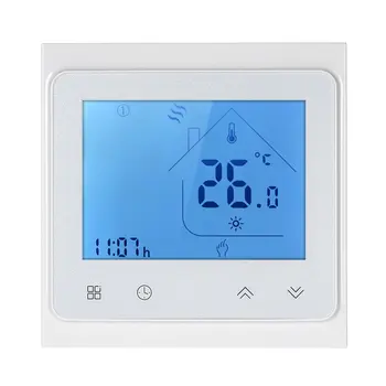 Hot Water Thermostat 02 Series Wifi Type-Water Heating Interface Touch Screen Home Room Temperature Controller
Hot Water Thermostat 02 Series Wifi Type-Water Heating Interface Touch Screen Home Room Temperature Controller