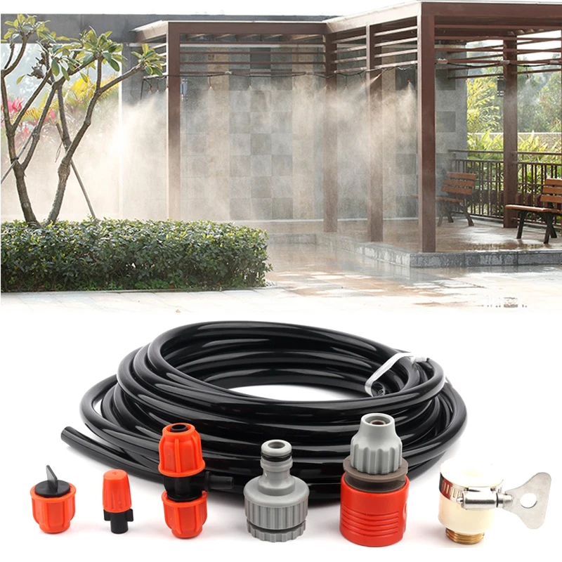 20m~3m Outdoor Misting Cooling System Kits Micro Irrigation System Garden Lawn Irrigation Kit Home Cooling System Watering Kits
20m~3m Outdoor Misting Cooling System Kits Micro Irrigation System Garden Lawn Irrigation Kit Home Cooling System Watering Kits