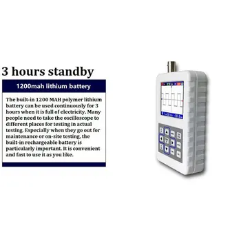 2013H Oscilloscope PRO Handheld Mini Portable Digital Oscilloscope With 5M Bandwidth 20MSps Sampling Rate
2013H Oscilloscope PRO Handheld Mini Portable Digital Oscilloscope With 5M Bandwidth 20MSps Sampling Rate