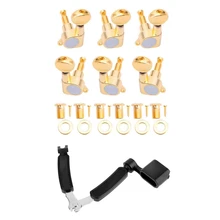 3 In 1 Multifunction Guitar Peg String Winder + String Pin Puller + String Cutter & 6 Guitar Tuning Pegs Verrouillage Tuner Touc
3 In 1 Multifunction Guitar Peg String Winder + String Pin Puller + String Cutter & 6 Guitar Tuning Pegs Verrouillage Tuner Touc