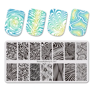 BEAUTYBIGBANG Retro Marble Nail Stamping Plates Rectangle Animal Pattern Manicure Nail Art Image Template Nail Stencils Tool
BEAUTYBIGBANG Retro Marble Nail Stamping Plates Rectangle Animal Pattern Manicure Nail Art Image Template Nail Stencils Tool