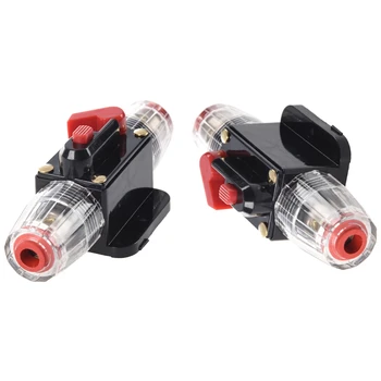 2 Pcs Car o Inline Circuit Breaker Fuse Holder 12V-24V System Protection Black, 30A & 60A
2 Pcs Car o Inline Circuit Breaker Fuse Holder 12V-24V System Protection Black, 30A & 60A