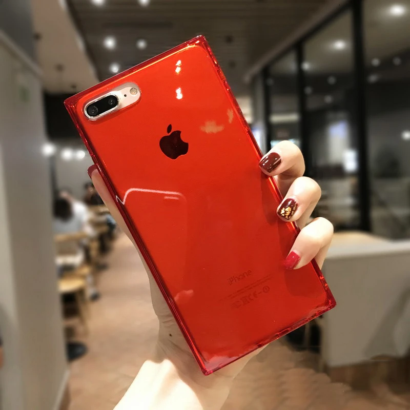 Противоударный защитный чехол для iphone 11 Pro MAX XR X XS 6 6s 7 8 Plus Прозрачный Мягкий ТПУ