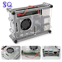 Original Raspberry Pi 4 Model B 9 Layer Acrylic Case Switch Power Adapter Fan Heatsink With 2 Handle USB Cable For Arcade Game
Original Raspberry Pi 4 Model B 9 Layer Acrylic Case Switch Power Adapter Fan Heatsink With 2 Handle USB Cable For Arcade Game