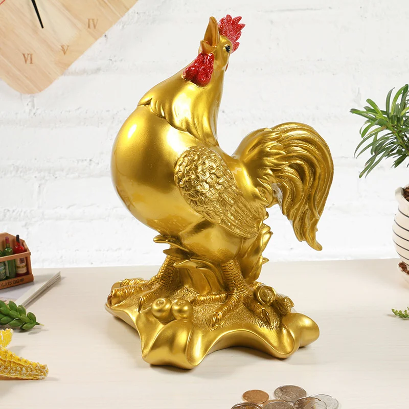 Creative Zodiac Rooster Piggy Bank Resin Sculpture Decoration Home Adornment Living Room Bedroom Desktop Statue Ornaments
Creative Zodiac Rooster Piggy Bank Resin Sculpture Decoration Home Adornment Living Room Bedroom Desktop Statue Ornaments