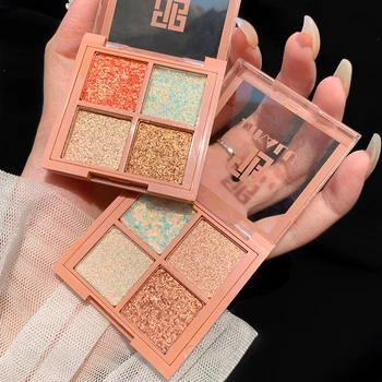 1PC 4 Colors Glitter Eyeshadow Palette Quick-dry Lasting Pearlescent Eye Makeup Tray Waterproof And Not Smudged Sequin Eyeshadow
1PC 4 Colors Glitter Eyeshadow Palette Quick-dry Lasting Pearlescent Eye Makeup Tray Waterproof And Not Smudged Sequin Eyeshadow