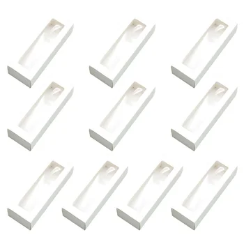 10pcs Macaron PVC Boxes with Clear Window Paper Packaging Box Cookie Containers for Home Dessert Shop (White Paper, Small)
10pcs Macaron PVC Boxes with Clear Window Paper Packaging Box Cookie Containers for Home Dessert Shop (White Paper, Small)