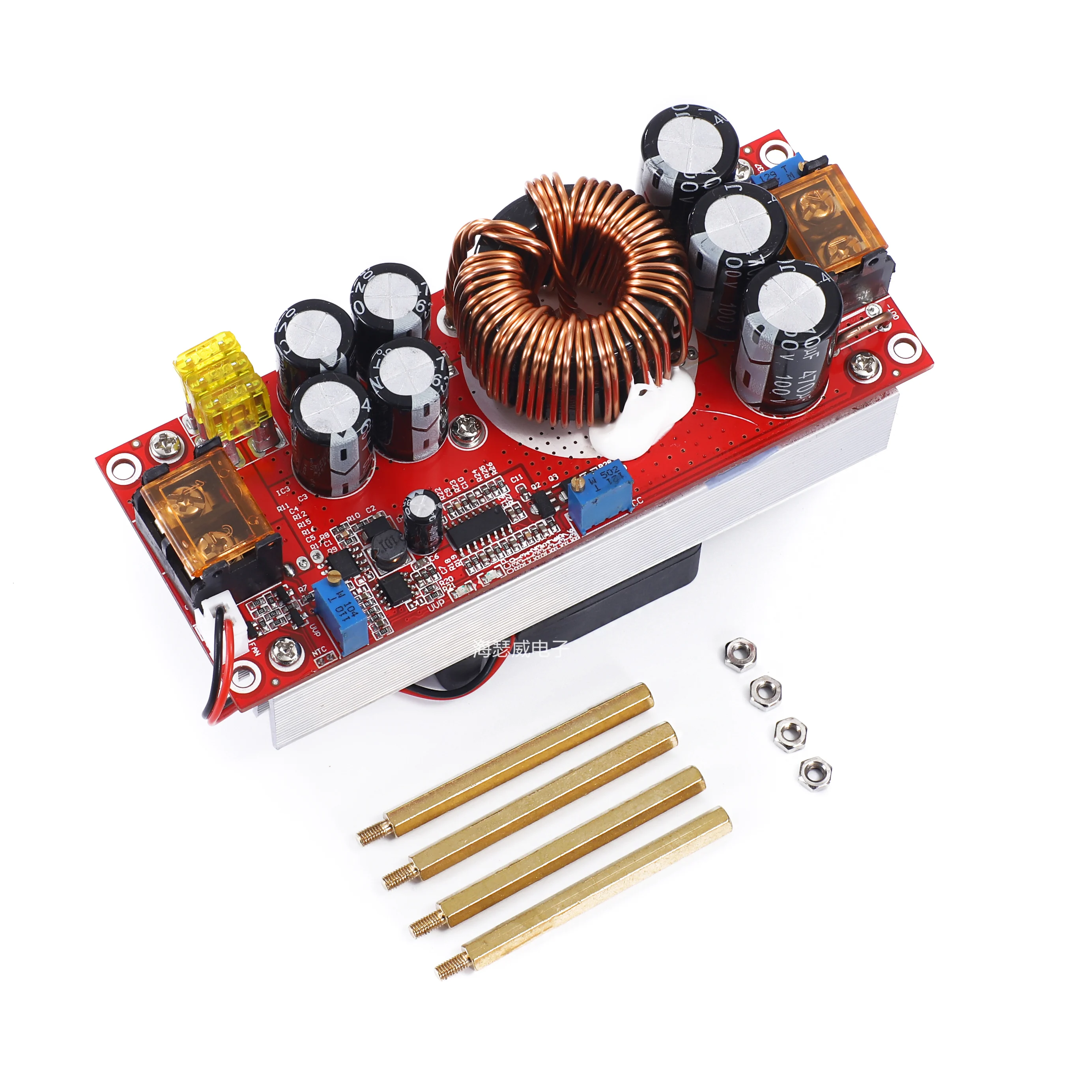 1500W DC-DC boost constant voltage constant current adjustable power supply module 12-60V up 12-90V
1500W DC-DC boost constant voltage constant current adjustable power supply module 12-60V up 12-90V