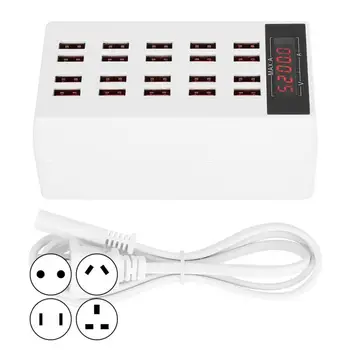 20-Port Charger USB Charging Station Intelligent Distribution 100W for Tablet / Mobile Phone (AC100-240V) Hot Sale
20-Port Charger USB Charging Station Intelligent Distribution 100W for Tablet / Mobile Phone (AC100-240V) Hot Sale