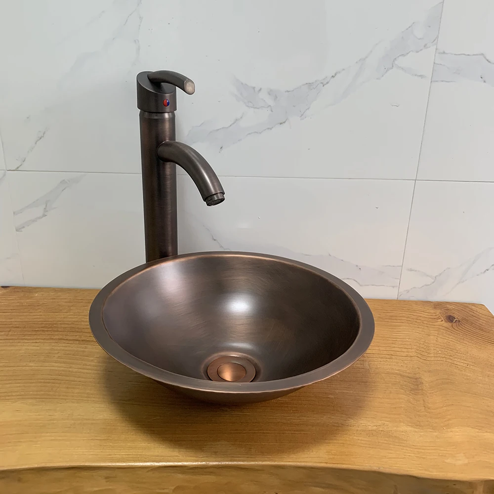 Cangler smooth surface round copper bathroom sink vessel sink vanity basin round vessel washing sink home imprument product
Cangler smooth surface round copper bathroom sink vessel sink vanity basin round vessel washing sink home imprument product