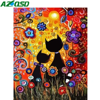 AZQSD Painting By Numbers Cat Animal Arcylic Coloring By Numbers HandPainted Kit Canvas Oil Painting Home Decor
AZQSD Painting By Numbers Cat Animal Arcylic Coloring By Numbers HandPainted Kit Canvas Oil Painting Home Decor