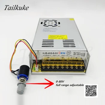 Adjustable Power 0-80V 6A 480W 0-80V Adjustable Regulated DC Switching Power Supply HJS-480-0-80
Adjustable Power 0-80V 6A 480W 0-80V Adjustable Regulated DC Switching Power Supply HJS-480-0-80