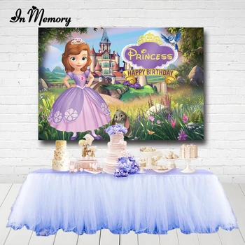 InMemory Purple Princess Sofia Girls Birthday Party Backgrounds For Photo Studio Castle Garden Rabbit Photography Backdrops
InMemory Purple Princess Sofia Girls Birthday Party Backgrounds For Photo Studio Castle Garden Rabbit Photography Backdrops