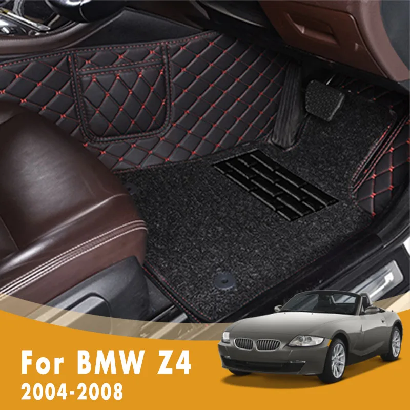 RHD Car Floor Mats For BMW Z4 2008 2007 2006 2005 2004 Double Layer Wire Loop Foot Pads Car Accessories Front And Rear Carpets
RHD Car Floor Mats For BMW Z4 2008 2007 2006 2005 2004 Double Layer Wire Loop Foot Pads Car Accessories Front And Rear Carpets