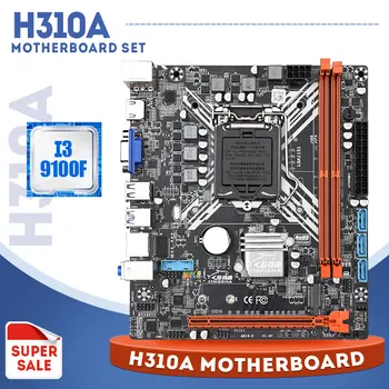H310 Motherboard LGA1151 sockets With i3 9100F processor Set and 2*8GB DDR4 slots SATA3.0 support NVME M.2 Interface
H310 Motherboard LGA1151 sockets With i3 9100F processor Set and 2*8GB DDR4 slots SATA3.0 support NVME M.2 Interface