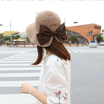 Hat Women's Summer Straw Hat Color Mixture Versatile Bow College Style Bucket Hat Outing Holiday Beach Folding Sun Hat
Hat Women's Summer Straw Hat Color Mixture Versatile Bow College Style Bucket Hat Outing Holiday Beach Folding Sun Hat