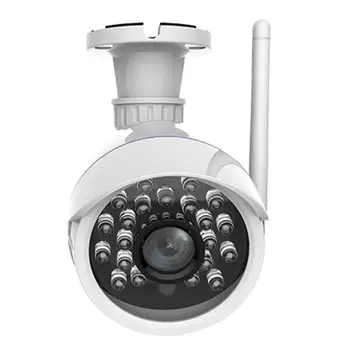 720P Outdoor Waterproof IP Camera Wireless WiFi Cam for Alexa Echo Google Home 21 Infrared Led Lamps Ranging From 10-15 Meters
720P Outdoor Waterproof IP Camera Wireless WiFi Cam for Alexa Echo Google Home 21 Infrared Led Lamps Ranging From 10-15 Meters