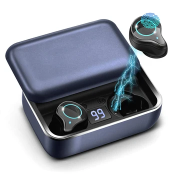 TWS Bluetooth Earphone 9D Stereo Wireless Earbuds CVC 8.0 Noise Reduction IPX 7 Wireless Earphone With 2600mAh Power Bank
TWS Bluetooth Earphone 9D Stereo Wireless Earbuds CVC 8.0 Noise Reduction IPX 7 Wireless Earphone With 2600mAh Power Bank