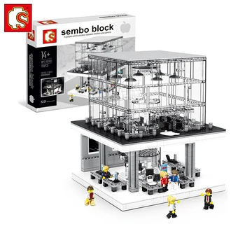 Sembo Block Mobile Phone Store Building Blocks Bricks with Figures Model City Street View with LED Light Classic Toy for Kids
Sembo Block Mobile Phone Store Building Blocks Bricks with Figures Model City Street View with LED Light Classic Toy for Kids