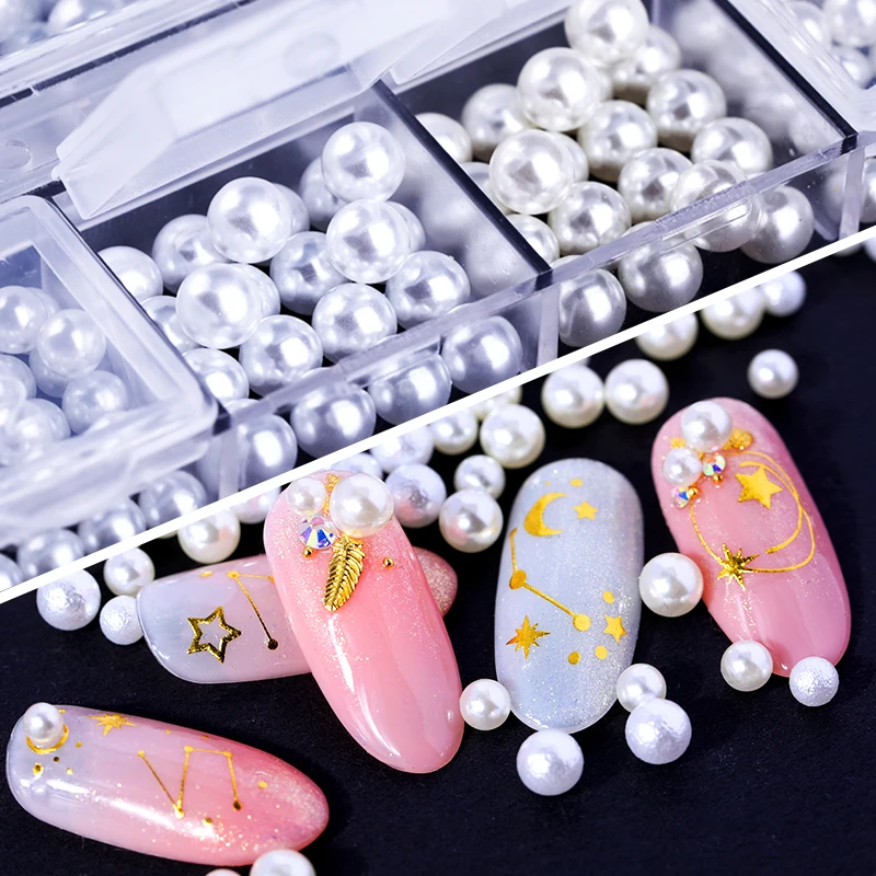 12 Grid/Box 3D Nail Art Decoration Multi Size Pearl Rhinestones Colorful Jewelry Decor for DIY Design Nail Art Beauty
12 Grid/Box 3D Nail Art Decoration Multi Size Pearl Rhinestones Colorful Jewelry Decor for DIY Design Nail Art Beauty