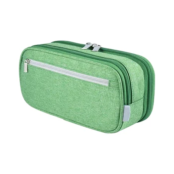 3 Layers Storage Pouch Cosmetics Large Capacity For Students Double Zipper Pen Bag Mesh Pocket Stationery Holder Pencil Case
3 Layers Storage Pouch Cosmetics Large Capacity For Students Double Zipper Pen Bag Mesh Pocket Stationery Holder Pencil Case