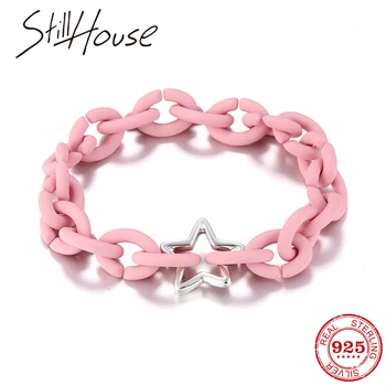 2019 Fashion pink Hard Rubber High qualityr star Bead Bracelets X For Women Men Jewellery Fashion gifts 
2019 Fashion pink Hard Rubber High qualityr star Bead Bracelets X For Women Men Jewellery Fashion gifts