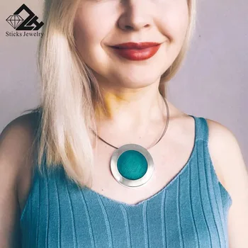 Top Quality Fashion Necklaces Blue Coffee Gray Enamel Pendants
Top Quality Fashion Necklaces Blue Coffee Gray Enamel Pendants