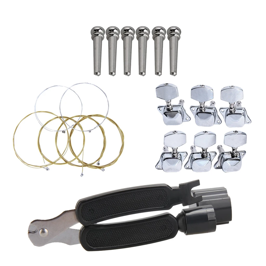 Acoustic Guitar Replacement Strings+String Winder Cutter Pin Puller +Tuning Keys Musical Instrument Parts
Acoustic Guitar Replacement Strings+String Winder Cutter Pin Puller +Tuning Keys Musical Instrument Parts