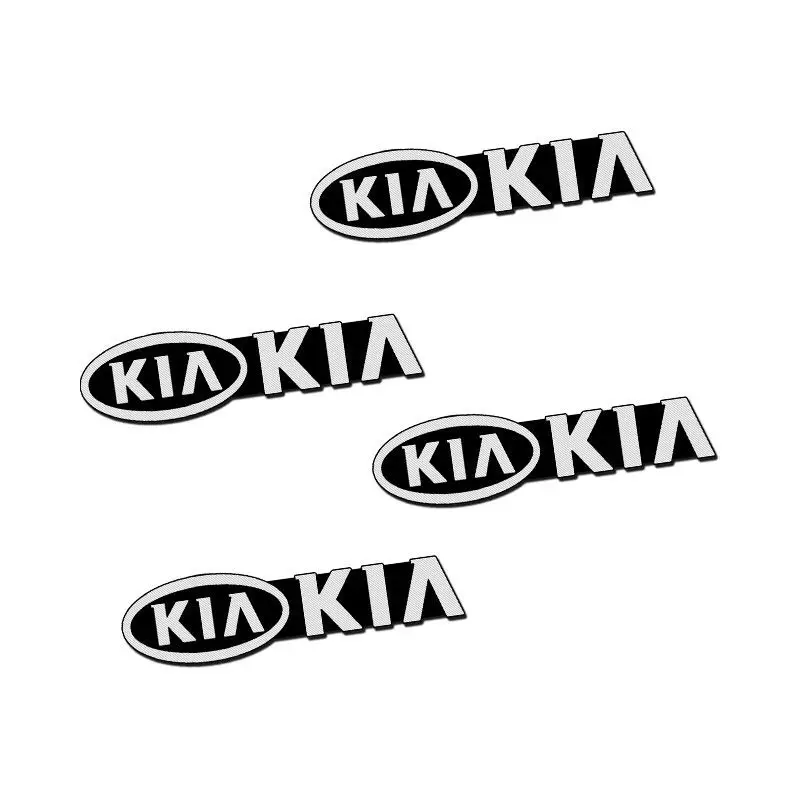 Фото 4 шт./компл. автомобильный динамик аудио значок эмблема наклейки для Kia Rio K2 Sportage