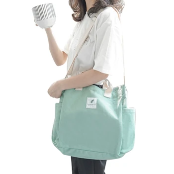 New Canvas Shoulder Bag Environmental Shopping Bag Handbag Messenger Bag Wallet Ladies Casual Handbag(Blue)
New Canvas Shoulder Bag Environmental Shopping Bag Handbag Messenger Bag Wallet Ladies Casual Handbag(Blue)