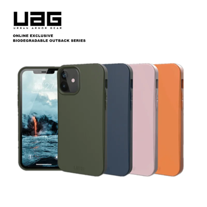 

UAG ONLINE EXCLUSIVE BIODEGRADABLE OUTBACK Case Military grade Anti-knock Phone cover For iPhone 12/12 Pro/12 Pro Max/12 mini