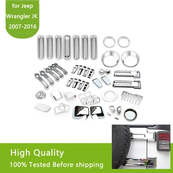 83Pcs Front Grille Headlight Foglingt Cover Trim For Jeep Wrangler JK 2007-2016 Fuel Tank Cup Liftgate Hinge Decoratoion Sticker
83Pcs Front Grille Headlight Foglingt Cover Trim For Jeep Wrangler JK 2007-2016 Fuel Tank Cup Liftgate Hinge Decoratoion Sticker