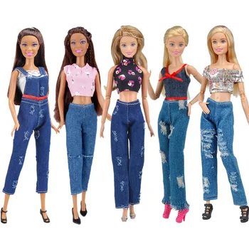 5 set Fashion Summer Casual Wear for Barbie Doll Clothes Accessories Play House Dressing Up Costume Kids Toys Gif
5 set Fashion Summer Casual Wear for Barbie Doll Clothes Accessories Play House Dressing Up Costume Kids Toys Gif