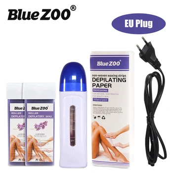 Blue ZOO 4-in-1 Depilatory Waxing Set Body Legs Hair Removal Tool Wax Heater Machine Non-woven Waxing Strips Depilating Paper
Blue ZOO 4-in-1 Depilatory Waxing Set Body Legs Hair Removal Tool Wax Heater Machine Non-woven Waxing Strips Depilating Paper
