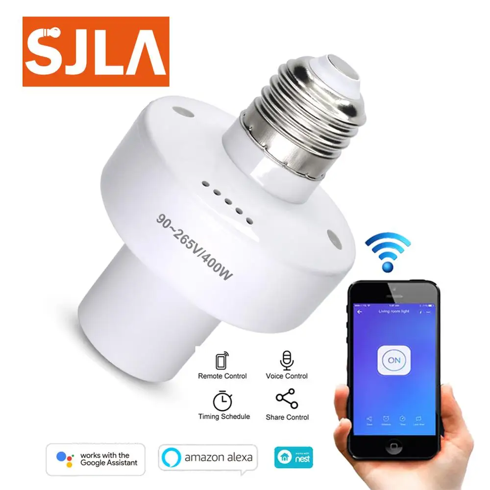 E27 E26 Timer Voice Control Wifi Smart Switch Remote IOS Android APP Led Lamp Wireless Timer Light Switch Intelligent Universal
E27 E26 Timer Voice Control Wifi Smart Switch Remote IOS Android APP Led Lamp Wireless Timer Light Switch Intelligent Universal