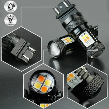 Set LED Bulbs 3157 4157NA 3155 4057 Lamp Auto Replacement Switchback Turn Signal Light
Set LED Bulbs 3157 4157NA 3155 4057 Lamp Auto Replacement Switchback Turn Signal Light